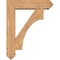 Ekena Millwork Westlake Arts and Crafts Smooth Bracket w/ Offset Brace, Western Red Cedar, 7 1/2"W x 30"D x 38"H BKT0806X30X38WTL03SWR - alternate 2